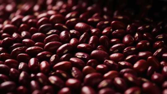 红豆食材微距特写