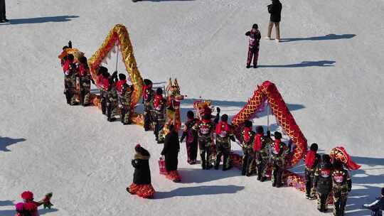 长春冰雪新天地航拍