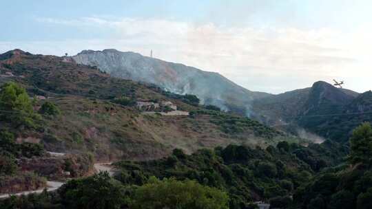 火灾，森林，紧急情况，山坡