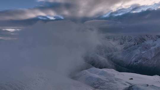 航拍川西贡嘎雪山合集