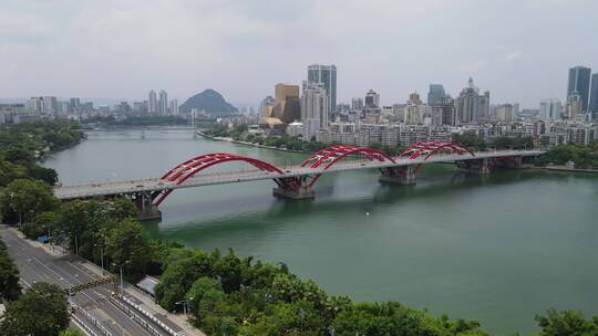 广西柳州柳江文惠桥航拍