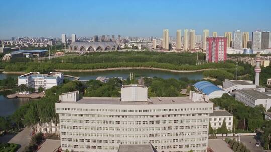 航拍宁夏大学校园