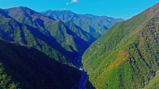 秦岭秋景