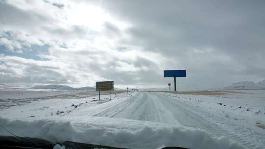 冬季冰天雪地 高清素材