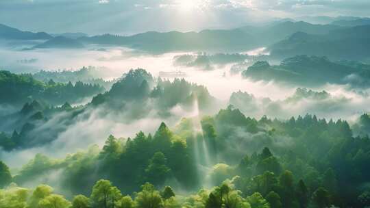 写实风景云海山水生态唯美大自然