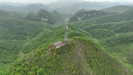 基站信号塔航拍