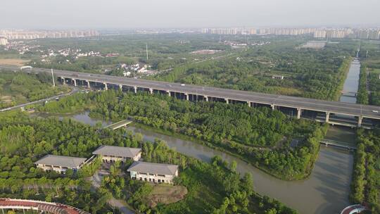 上海花海郊野公园4K航拍