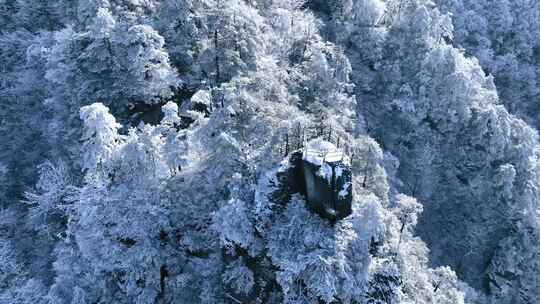 大明山雪景