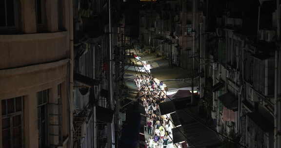 厦门八市海鲜水产市场夜景