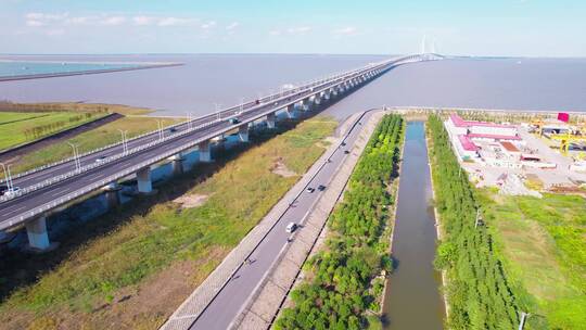 上海长江大桥视频素材模板下载