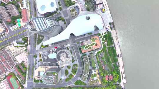 杨浦滨江杨浦大桥东方渔人码头