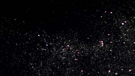 黑色背景粒子特效