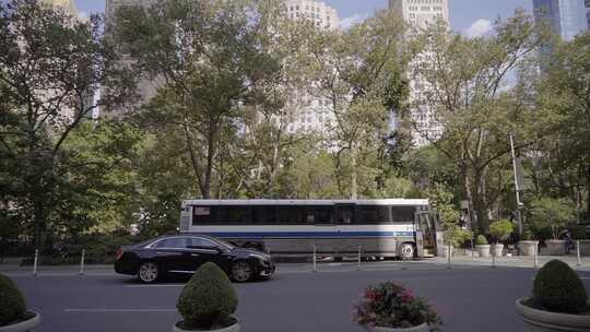 纽约的城市客运巴士