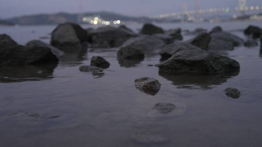 汕头东海湾清晨风光