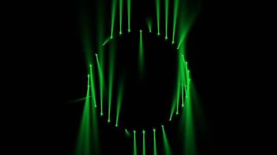 光束光束灯光束探照灯绿光绿圆形光束