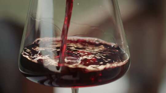 用高脚杯品尝高端葡萄酒