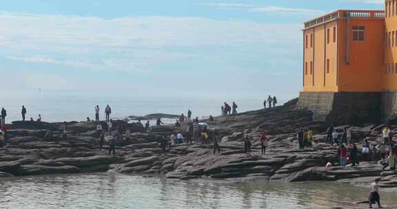 泉州洛伽寺旅游游客节假日人流量春节国庆节