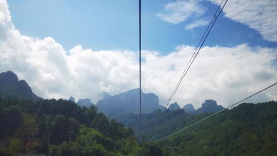 旅游景区湖南张家界天门山索道观光