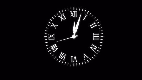 表 时钟 罗马钟表时间 转动 通道C时钟01