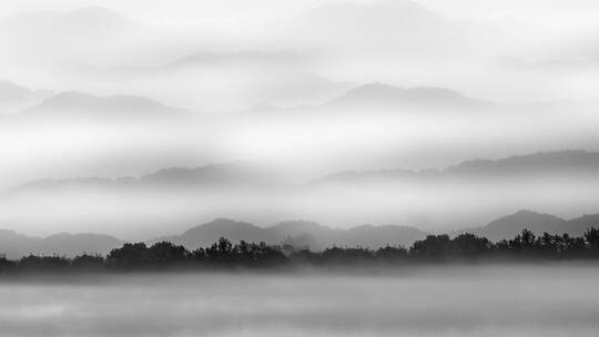 意境水墨山水背景