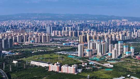 航拍太原全景延时