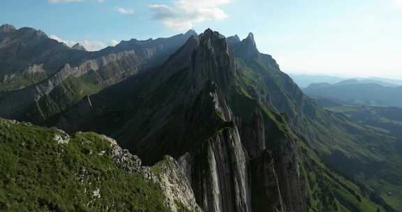 Altenalp Turm，山脉，无人机