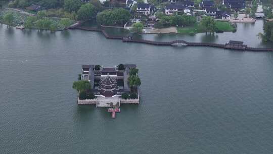 京杭运河苏州石湖景区景观（航拍视频）