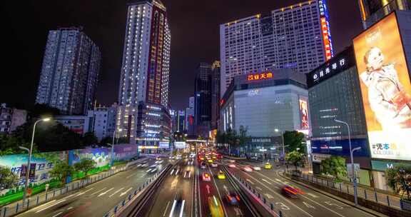 重庆地标 夜景航拍