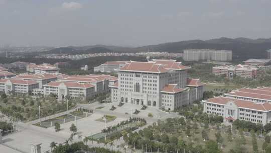 福建省厦门市厦门大学翔安校区航拍