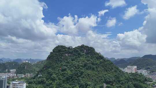 广西柳州马鞍山航拍