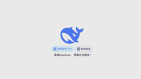 DeepSeek 深度求索logo 科技