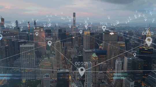 未来信息科技互联网物联网5G时代数字化城市