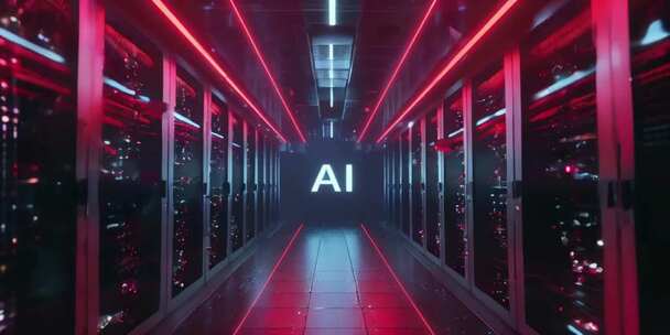 企业科技宣传-AI人工智能电路背景