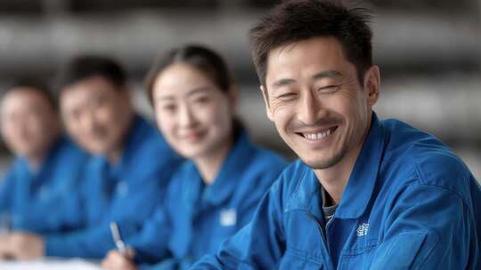 团结协作的工程师团队展现专业与信任