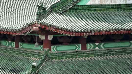 广东省广州市越秀区六榕寺古建筑屋顶特写