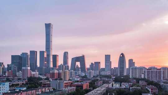 北京地标建筑日转夜延时合集