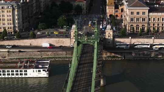 Bridge， River，布达佩斯，匈