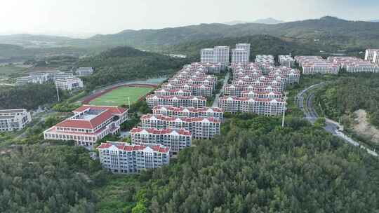 厦门大学航拍校园建筑风光学校风景教学楼