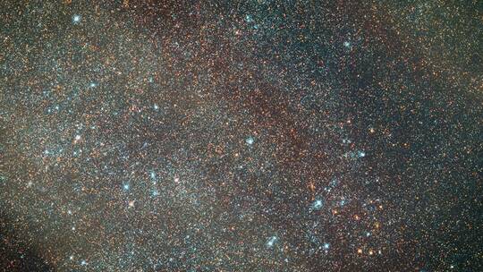 远处可以看到的银河系的繁星视频素材模板下载