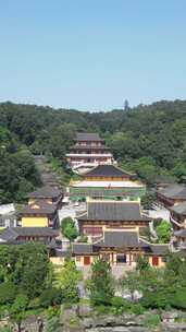 竖版视频湖北鄂州市西山风景区古灵泉寺