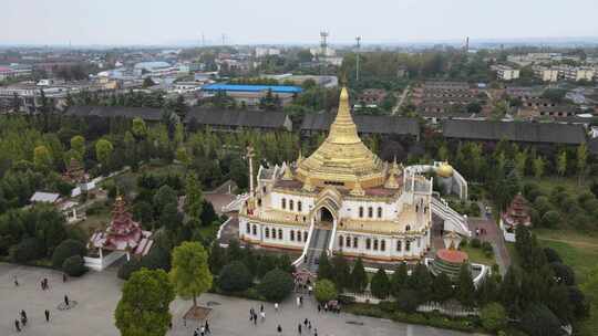 河南洛阳白马寺航拍