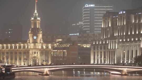 上海邮政博物馆建筑夜景