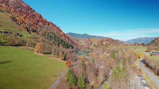 克拉姆湖，山谷，山，森林