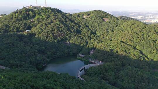 泉州清源山天湖航拍福建5a级景区旅游景点