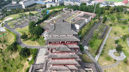 四川宜宾宜宾东楼地标建筑航拍