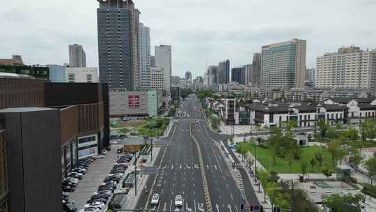 航拍江苏常州城市建设