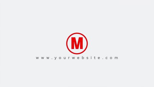 清新动感简约标志展示包文本AE模板