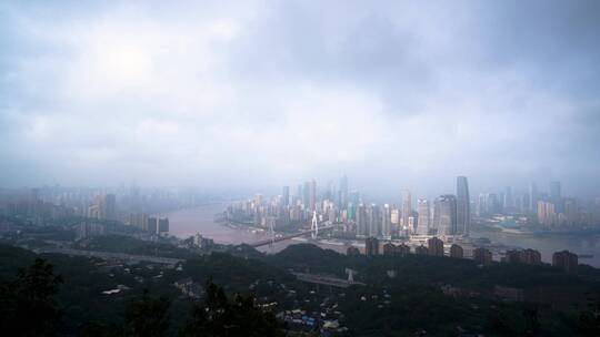 4K重庆雾都全景