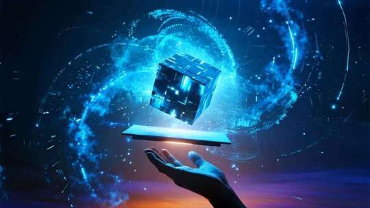 元宇宙未来科技概念抽象视频