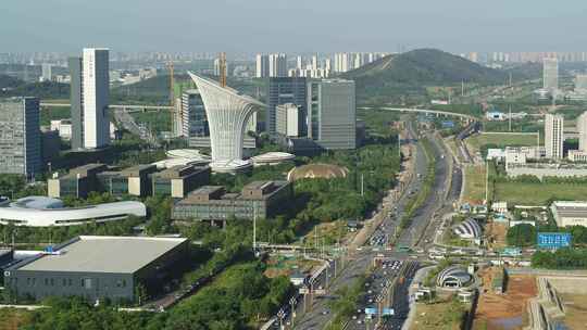 武汉未来科技城航拍